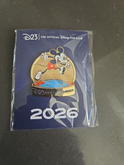 D23 Gold Member 2026 Mickey Mouse Pin