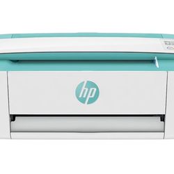 HP DeskJet 3755 Compact All-in-One Wireless Printer, HP Instant Ink, Works with Alexa - Seagrass Accent (J9V92A)