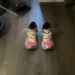 Pink asics 