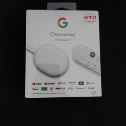 Chromecast With Google TV And Netflix Bundle (Snow)