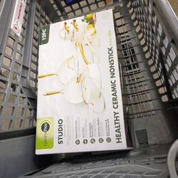 12pc Ceramic Nonstick Pots And Pan Set 