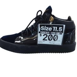 Giuseppe Zanotti Kriss Sneakers Blue Velvet Blue