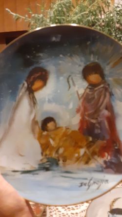 Vintage, THE nativity, DE GRA9ZIA Collection, 10 inches