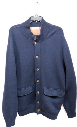 Stunning Brunello Cucinelli Cashmere Button down Sweater  Size 54