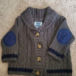 Button Down Cardigan Baby Boy 0-3 Months