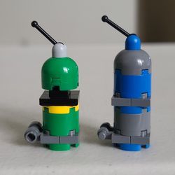 Vintage Lego Star Wars R1-G4 Astromech Droid Lot Minifigures x2