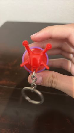 Rainbow Fidget Slug Sensory Toy Keychain