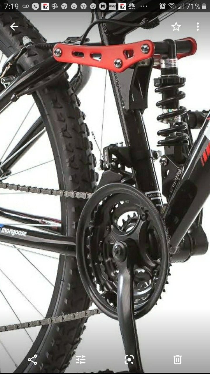 Mongoose front derailleur clearance