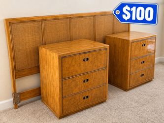 King headboard and nightstands