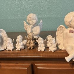 Various  Cherub Figurines