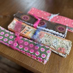 Fun Print Cotton/Linen Napkins - 4 Sets of 4