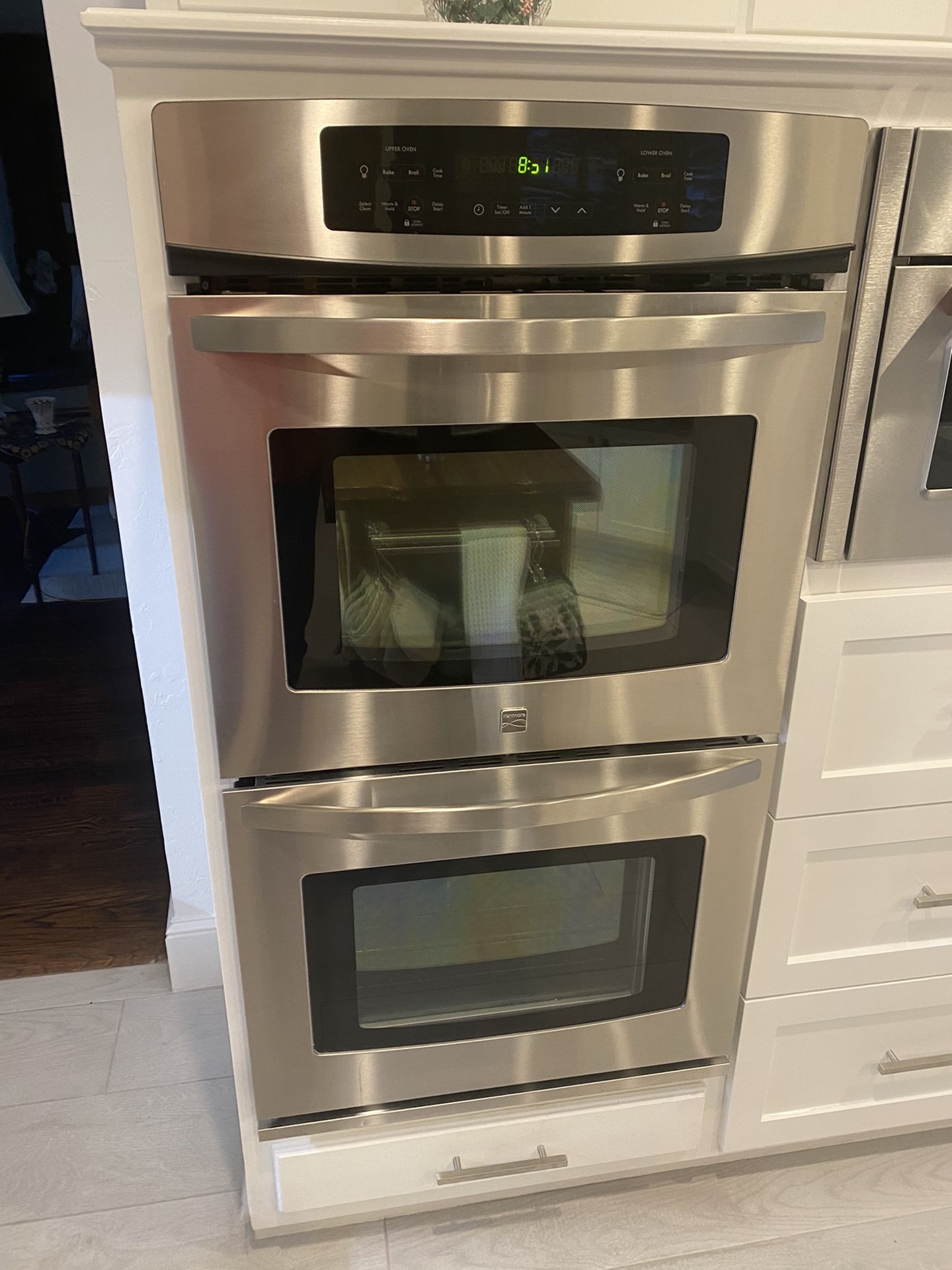 Kenmore 27” Stainless steel double Oven