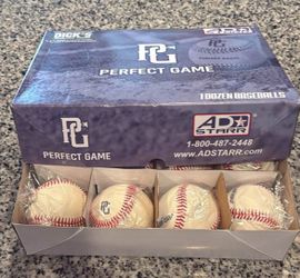 Perfect Game (PG) High School Baseballs (3 Boxes - 36 Total Available)