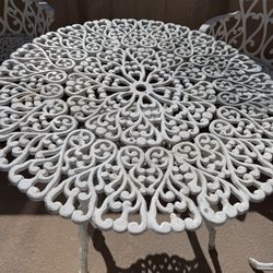 Outdoor Aluminum Table Set 
