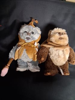 Star Wars Ewok Plush Set of 2 Disney Parks
