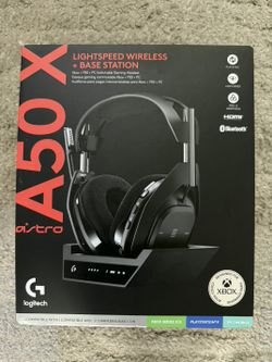 Astro A50x Lightspeed Wireless Gaming Headset
+ Mod kit Ear cup and leather headband PS5, Xbox, PC