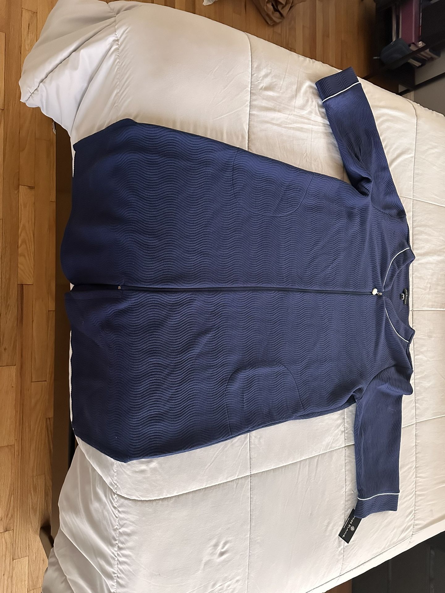 Miss Elaine Navy Blue Night Robe 