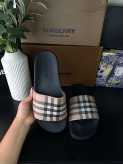 Burberry Slides size 8 woman