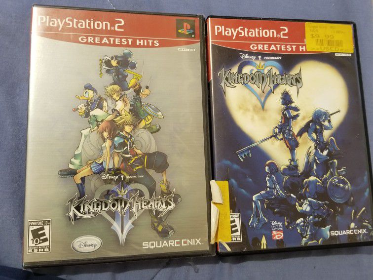 Kingdom Hearts I & II For PS2