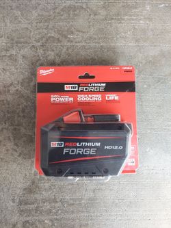 New Milwaukee FORGE 12.0 Battery M18.