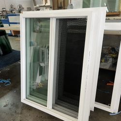 Vinyl Windows And Doors Black White Almond Trapezoids Bathroom Windows 