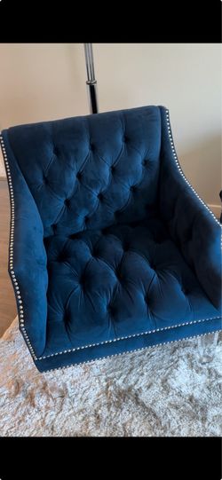 Chair with ottoman