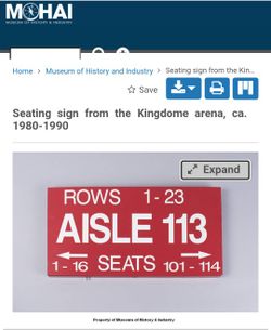 Kingdome Stadium Signs