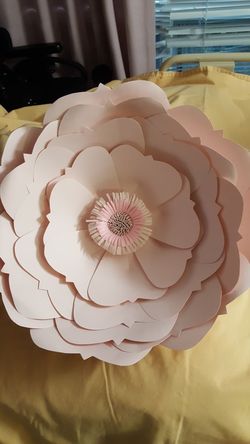 Hand made paper flowers