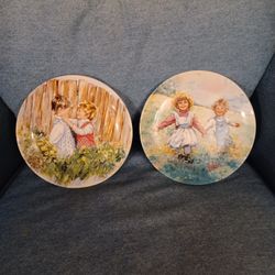 Vintage My Memories By Mary Vickers Collector Plate Series.