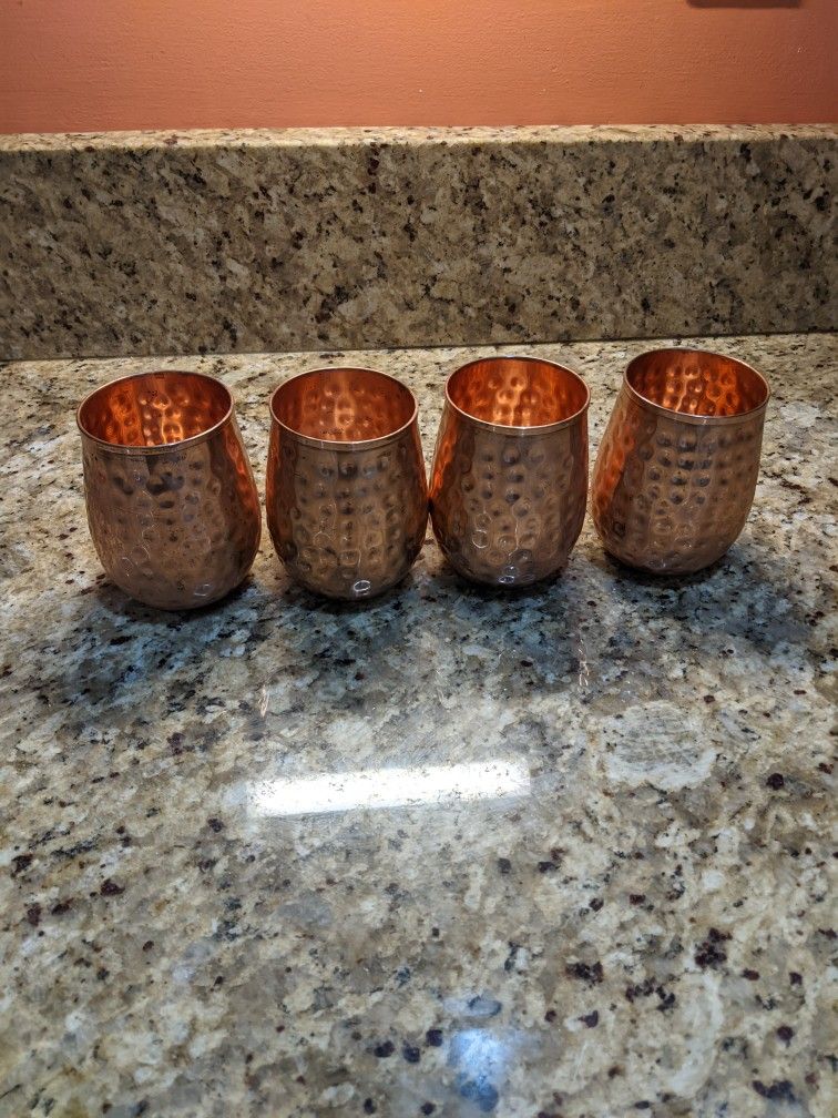 Copper Wine Glass Tumblers