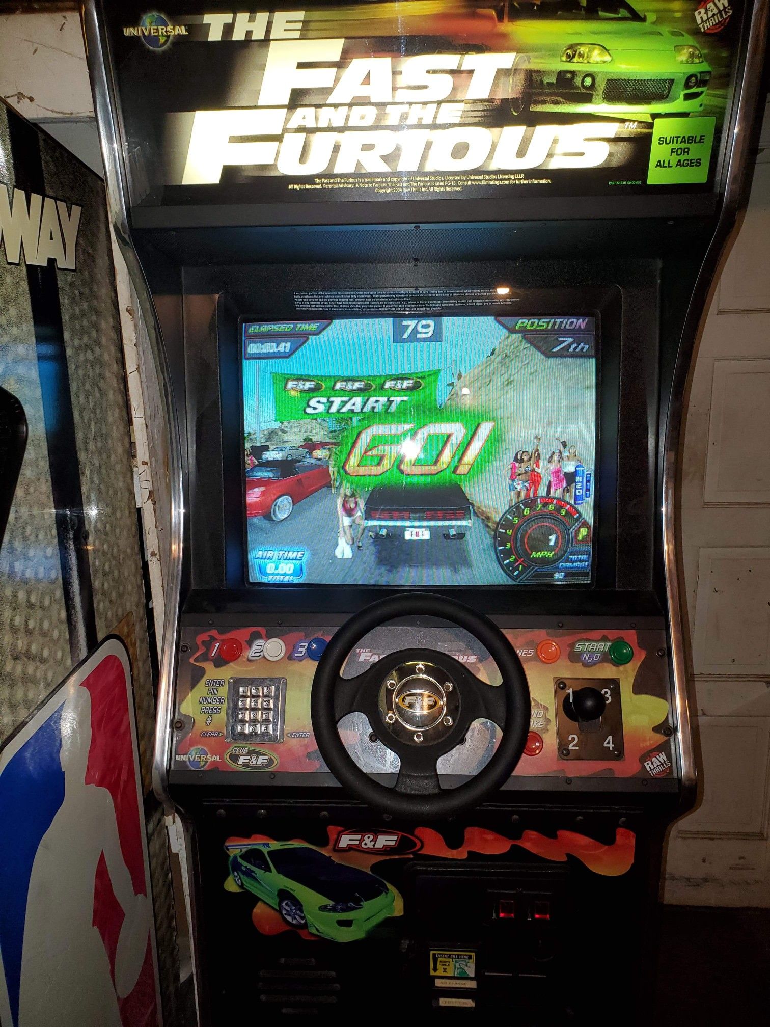 Fast and the furious arcade game