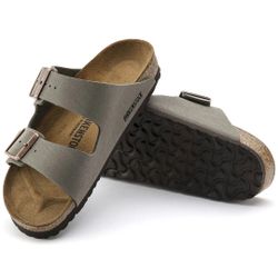 Birkenstock Arizona 'stone' regular fit