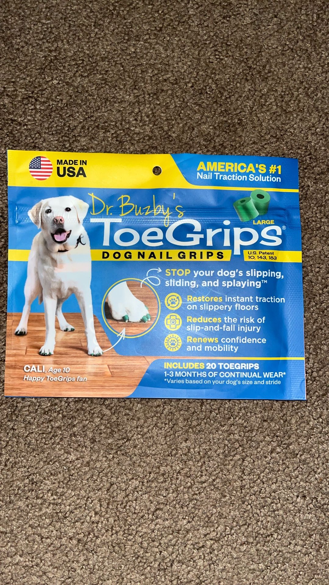 Dog ToeGrips (Dr. Buzby’s)