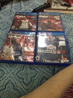 4 PS4 GAMES