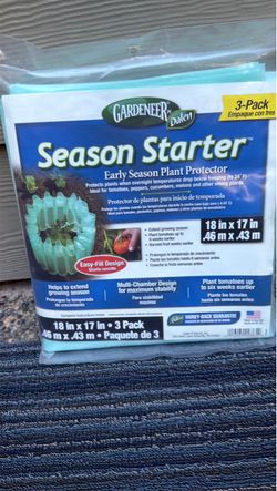 Early Season Plant/Tomato Protector pack of 3
