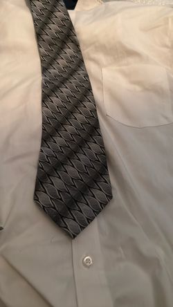Gray Patterned Necktie 7