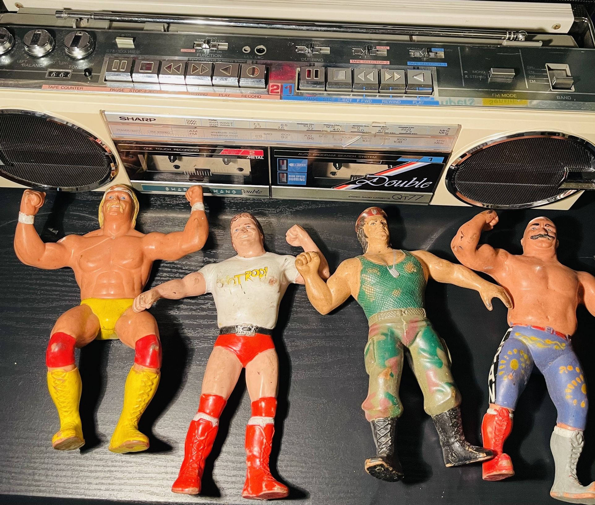 VINTAGE WWF TITAN SPORTS FIGURES