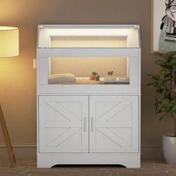 ❤️‍🔥 Wooden Large Hamster Cage with Storage Cabinet $120