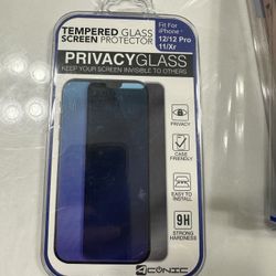 New iphone 12/12 Pro 11/Xr Privacy Glass $5