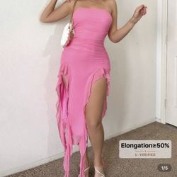 Pink Tube Dress