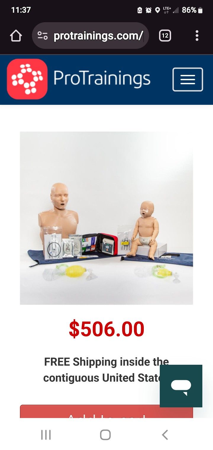Cpr Instructor Manikin Kit