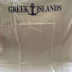 Vintage Unisex White Greek Islands Size Large & XL Greek T-Shirt Imported $15 each or 2 for $20 (Mix & Match) (2 available) 