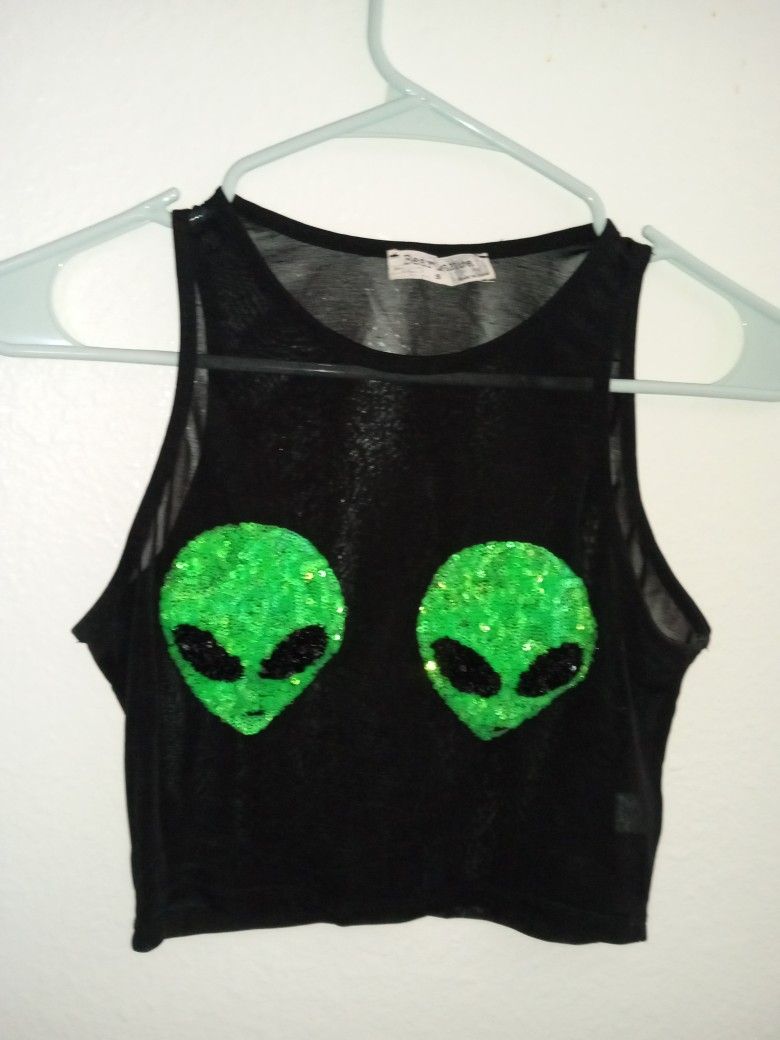 Alien Crop Top