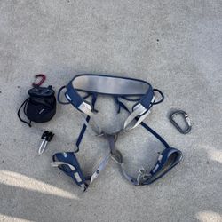 Climbing Harness And Belay Device