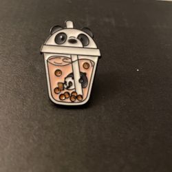 Panda Boba Pin