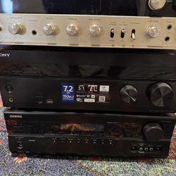 Stereo Receivers Sony Nikko Onkyo 