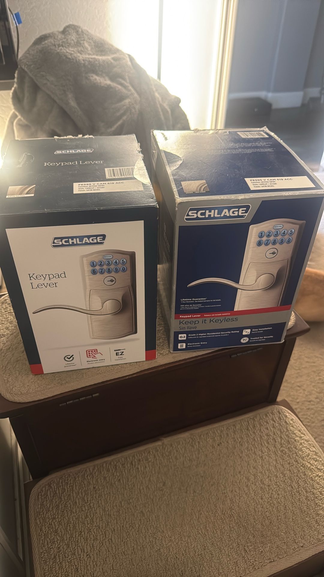 Schlage keyless keypad Door Lever Handle
