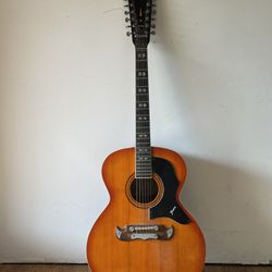 FRAMUS 12-STRING ACOUSTIC GUITAR Vintage 1960s-70s -MODEL 5/297