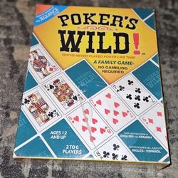 Poker's Wild! A Family Game by JAX (2005) Brand New & Factory Sealed!!