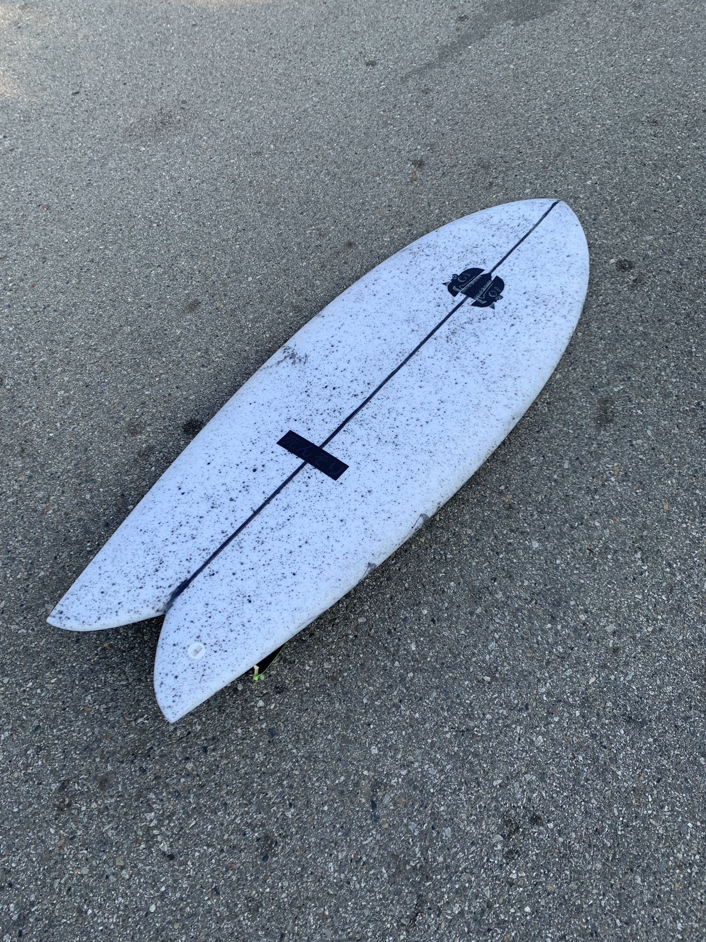 5’5” Twin Fin Fish Surfboard - Tyler Warren True Ames Keel Glass Ons